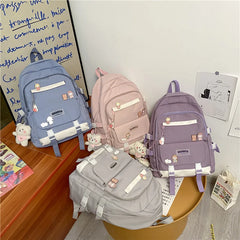 College Student Matching Backpack Large Capacity Lovely Bag