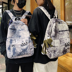 College Students Schoolbag Female Tide Large Capacity Backpack