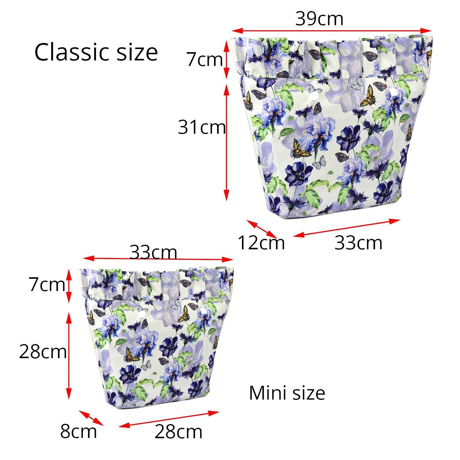 Waterproof Mini Zipper Pocket for O Bag - Classic Twill Cloth