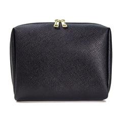 Large Capacity PU Leather Cosmetic Bag Travel Toiletries Organizer