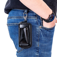 Cow Leather Keys Holder Keychains for Men and Women