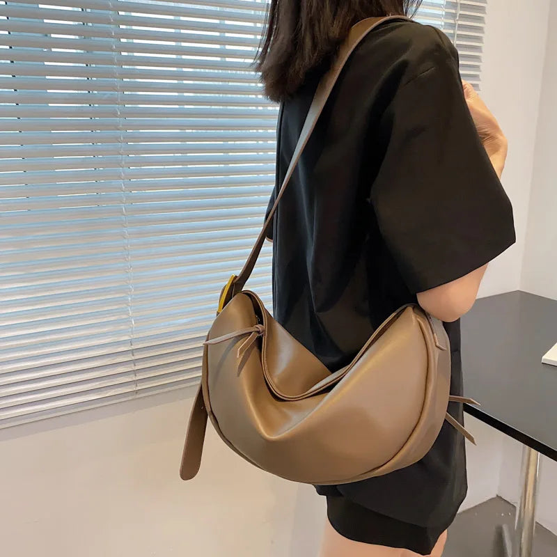 Women's Crossbody Bag Large Capacity Soft Shoulder Hobos Bag