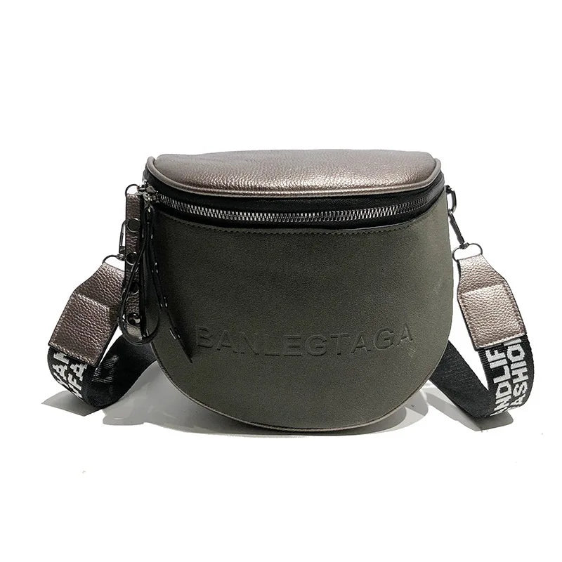 Semicircle Crossbody Tote Bag for Women