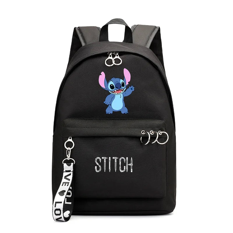 Stitch School Bag for Teenager Laptop Travel Bags