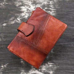 RFID Short Wallet Bifold Purse Vintage Style Wallets