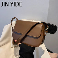 Women's Leather Crossbody Shoulder Bag Small Square Bag