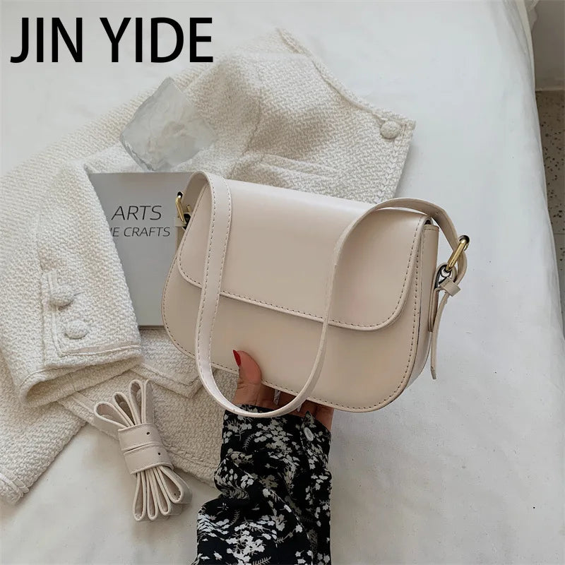 Women's Leather Crossbody Shoulder Bag Small Square Bag