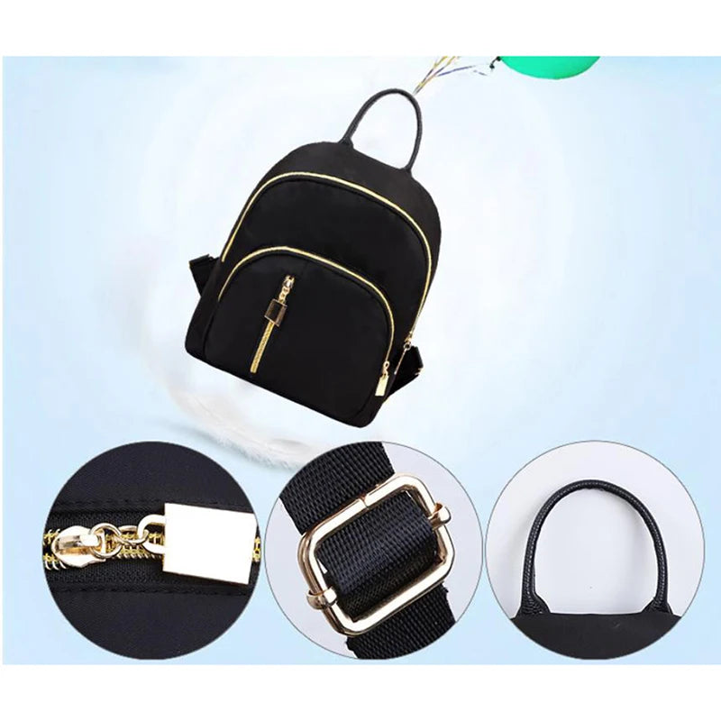 Women Mini Soft Touch Backpack Small Shoulder Bag