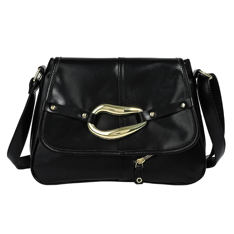 Women's Large Flip Tote Shoulder Bag