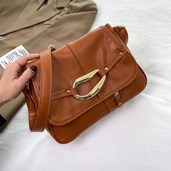 Women's Large Flip Tote Shoulder Bag