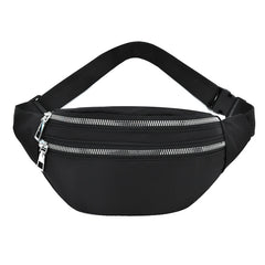 Waterproof Waist Belt Bag Solid Bum Travel Chest Hip Bag