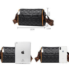 Casual Leather Crossbody Bag for Women, Shoulder Messenger Handbag