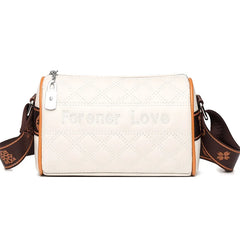 Casual Leather Crossbody Bag for Women, Shoulder Messenger Handbag