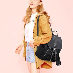 Casual Backpack School Nylon Women Bag Knapsack