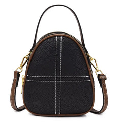 Casual Leather Top Handle Tote Crossbody Bag