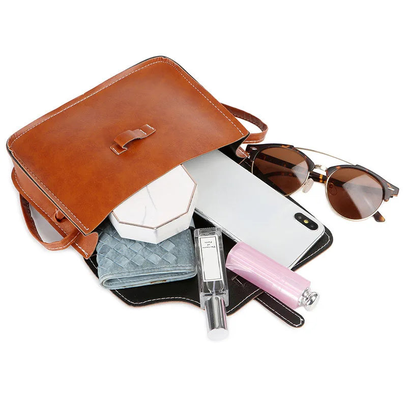 Retro Lady Shoulder Bag Small Square Crossbody Bag