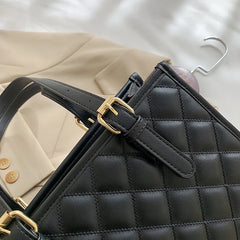 Plaid Large Tote Bag Diamond Lattice Handbag