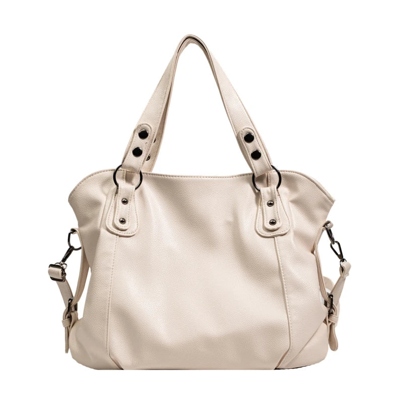 Crossbody Tote Business Women Shoulder Bags PU Leather Large Capacity