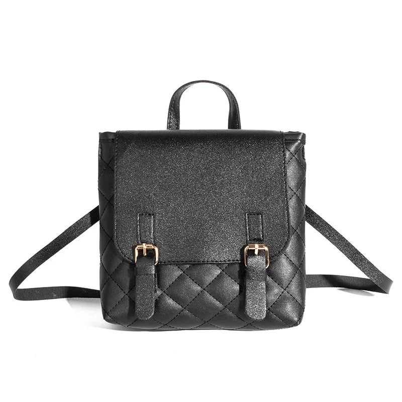 High-Quality Niche Plaid Small Backpack Ladies Schoolbag