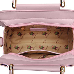PU Leather Women Handbag Triangle Patchwork Shoulder Bag