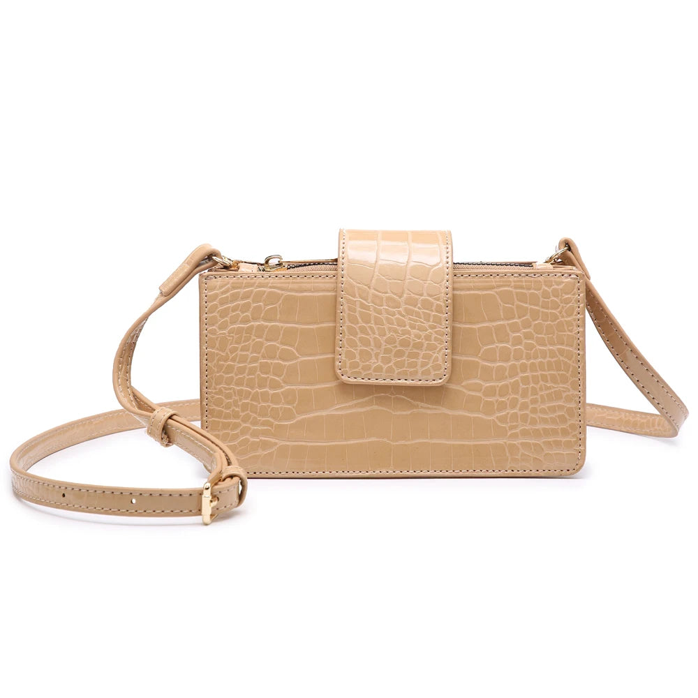 Luxury Crocodile Leather Shoulder Bag for Women