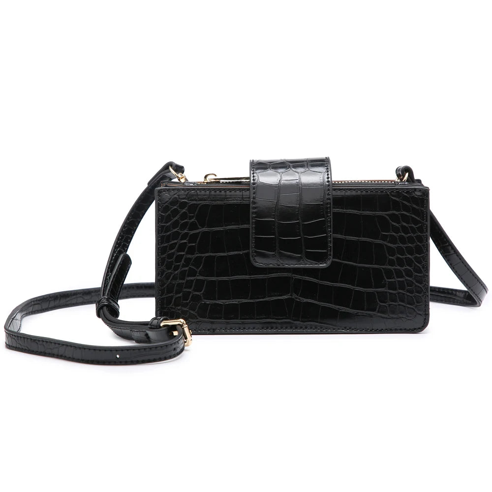 Luxury Crocodile Leather Shoulder Bag for Women
