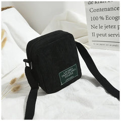 Corduroy Satchel Tote Purse Mini Shoulder Bag Phone Bags