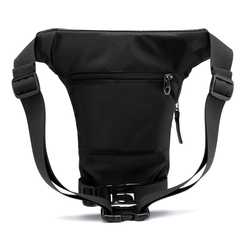 Men Reflective Stripe Chest Bag Waist Pack Unisex Crossbody Travel Phone Pouch