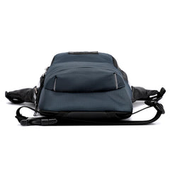 Men Reflective Stripe Chest Bag Waist Pack Unisex Crossbody Travel Phone Pouch