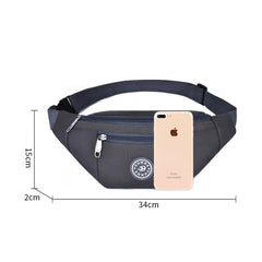 Waist Bum Bag Fanny Pack Belt Money Pouch Wallet Zip Travel Hiking Bag