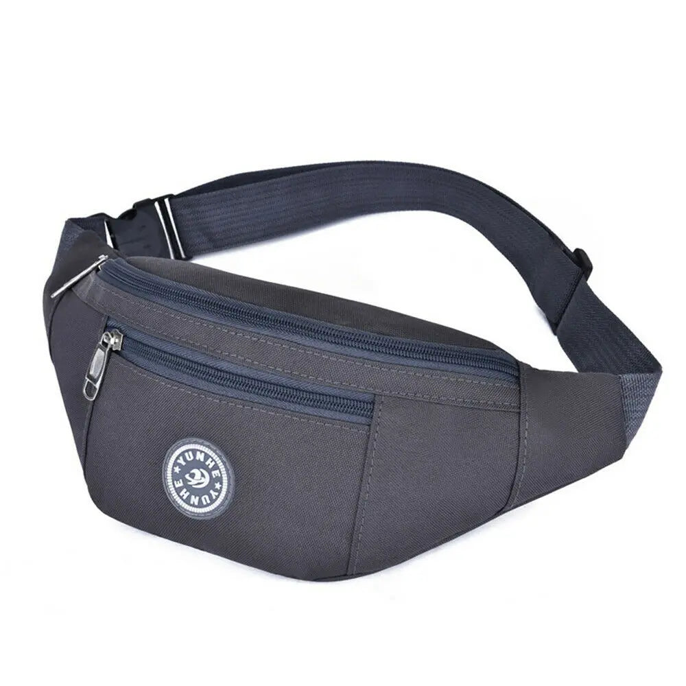 Waist Bum Bag Fanny Pack Belt Money Pouch Wallet Zip Travel Hiking Bag