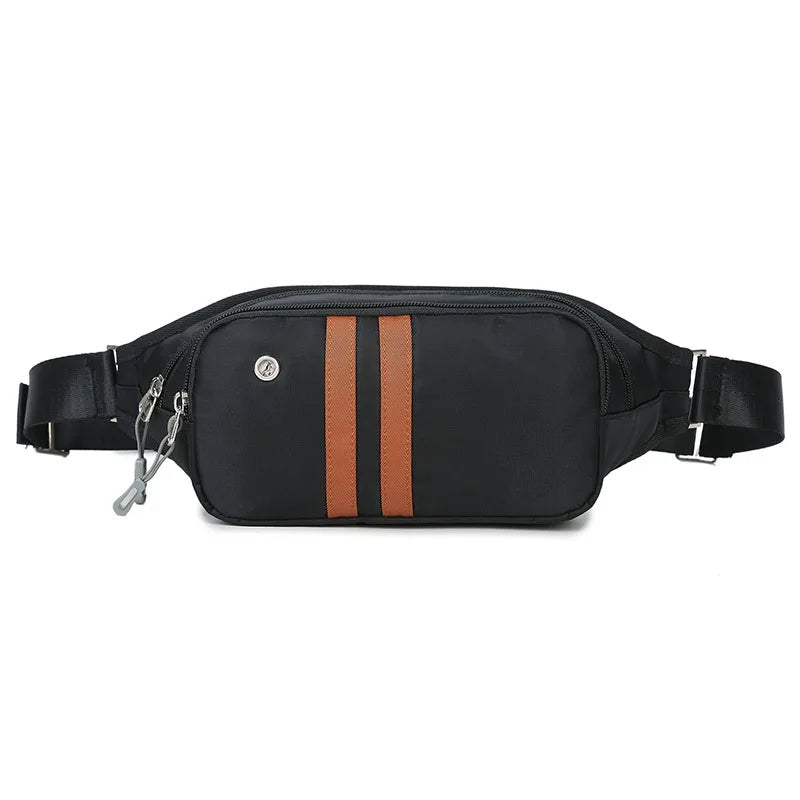 Sports Nylon Outdoor Waist Pack Waterproof Shoulder Crossbody Bag