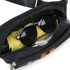 Sports Nylon Outdoor Waist Pack Waterproof Shoulder Crossbody Bag