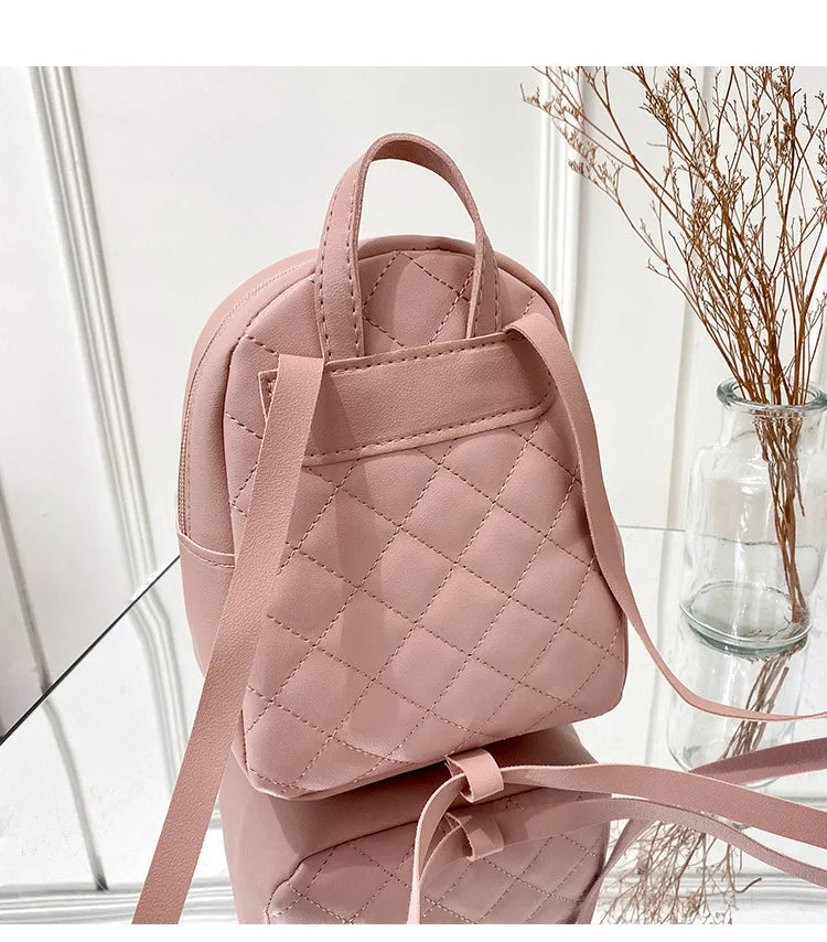 Rhombus Women's Bag Small Backpack Shoulder