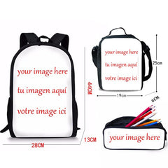 Teen School Bags Backpacks Boys Girls Horse Print Bookbag