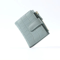 Short Wallet Women Small Purse Female PU Leather Zipper Money Bag