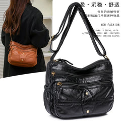 Soft Leather Crossbody Bag for Women Shoulder Handbag