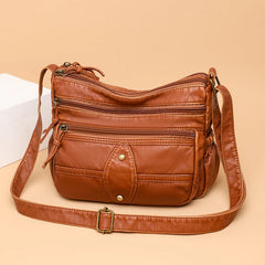 Soft Leather Crossbody Bag for Women Shoulder Handbag