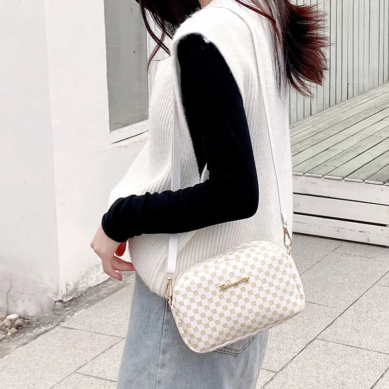 Tassel Small Messenger Bag Lingge Embroidery Female Shoulder Bag