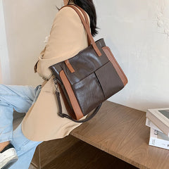 Soft PU Leather Tote Bag Women Shoulder Crossbody Designer