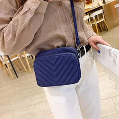 Large-capacity Rhombic Nylon Shoulder Bag for Women
