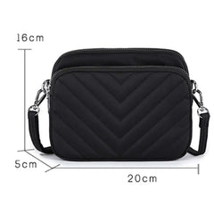 Large-capacity Rhombic Nylon Shoulder Bag for Women