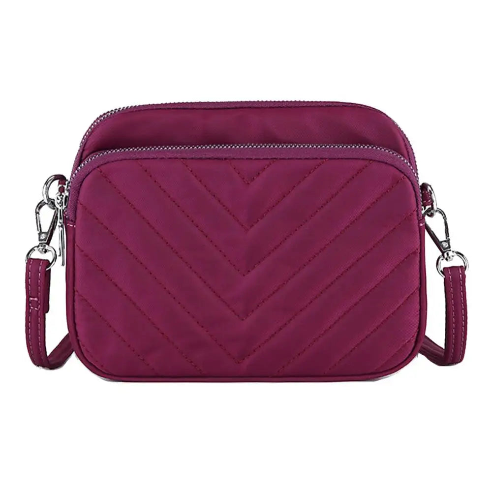 Large-capacity Rhombic Nylon Shoulder Bag for Women
