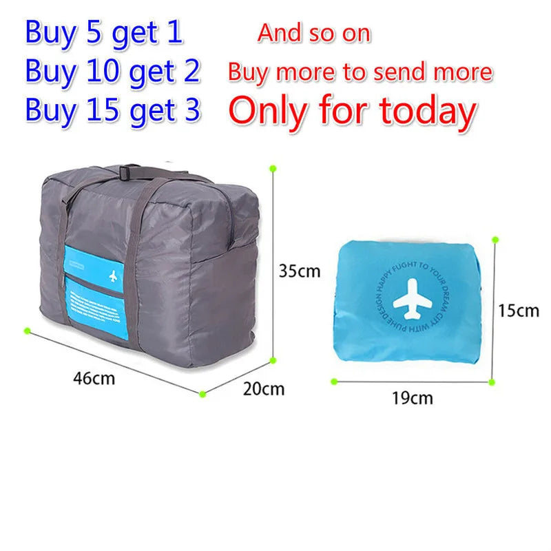WaterProof Travel Bag Large Capacity Bag Women nylon Folding Bag Unisex Luggage