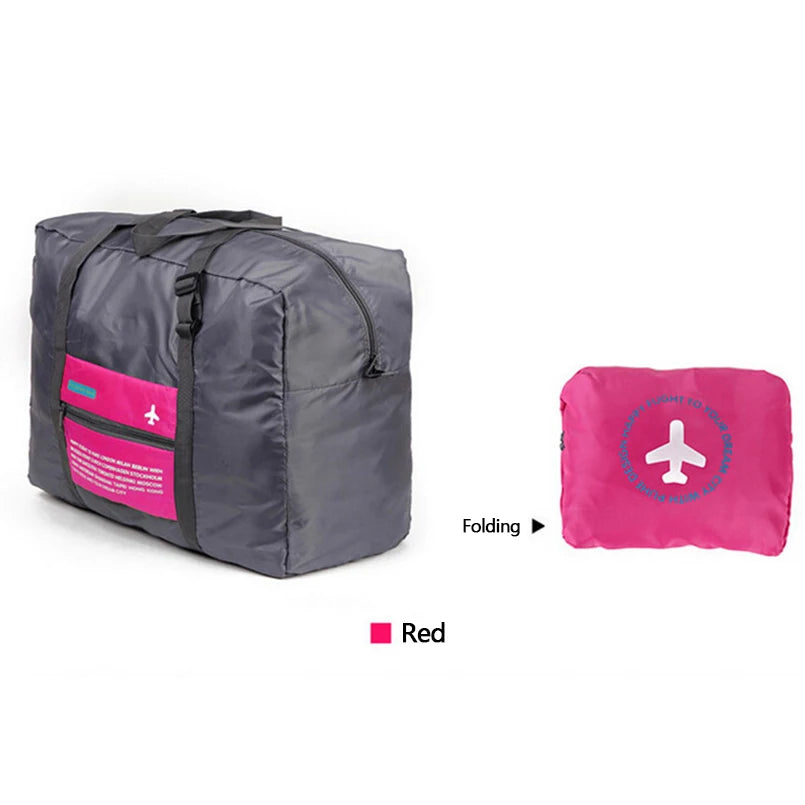 WaterProof Travel Bag Large Capacity Bag Women nylon Folding Bag Unisex Luggage