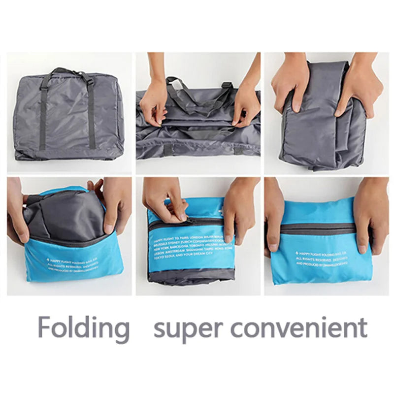 WaterProof Travel Bag Large Capacity Bag Women nylon Folding Bag Unisex Luggage