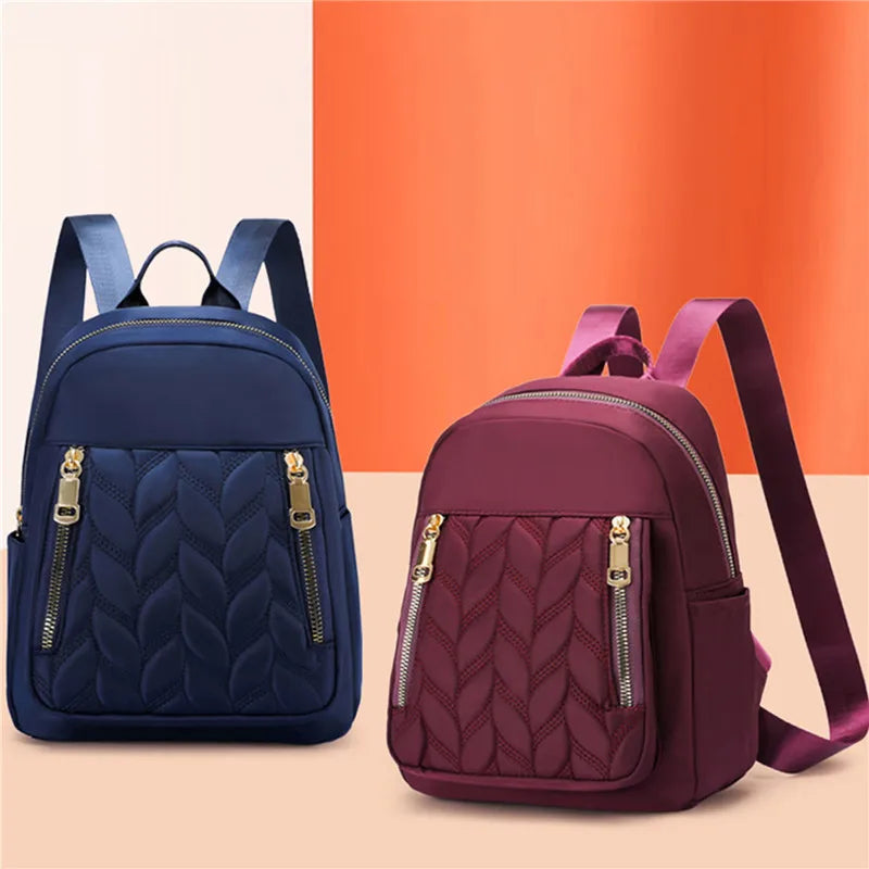 Women Backpack Urban Casual Travel Nylon Waterproof Bag