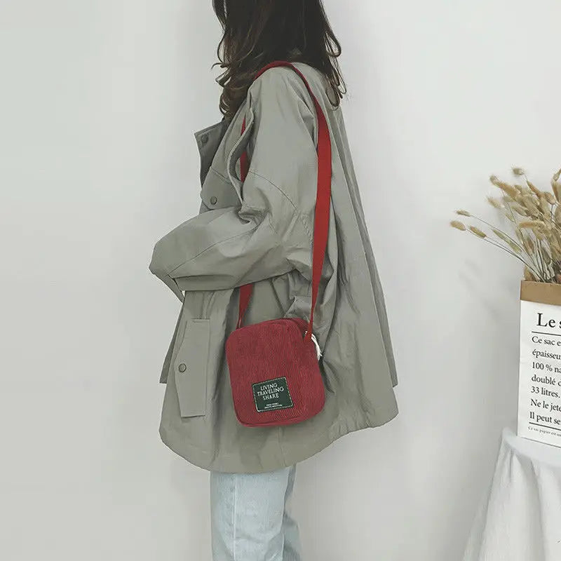 Women Solid Shoulder Bag Crossbody Tote Messenger Cosmetic