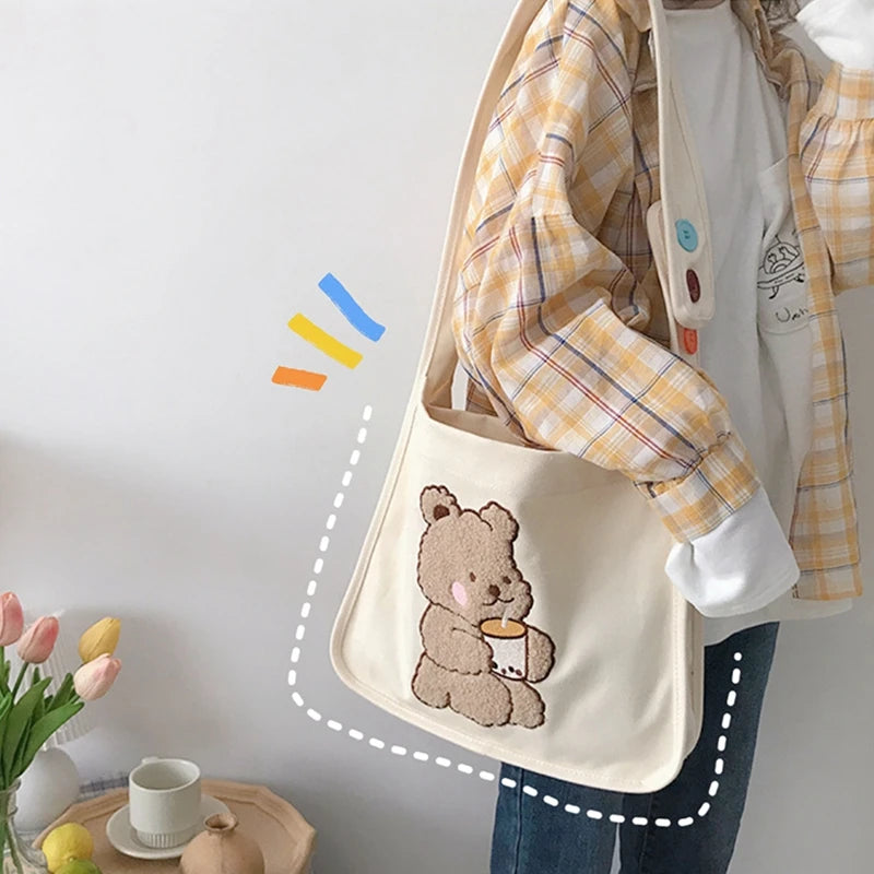 Plush Shoulder Tote Bag Winter Handbag Fur Shopping Handbag