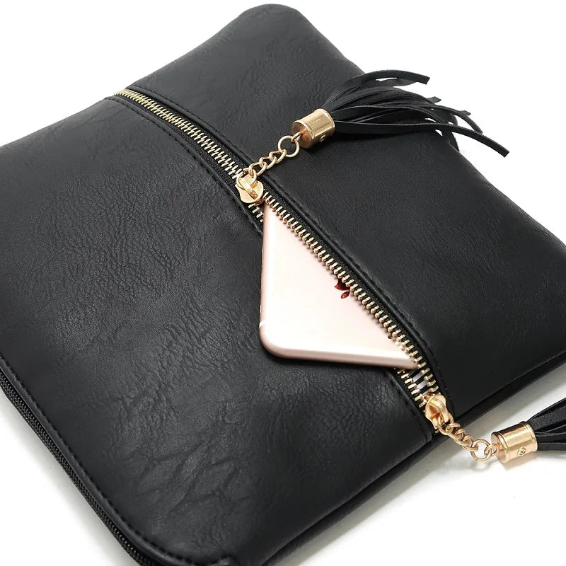 Vintage Tassels Crossbody Bag Retro Messenger Shoulder Bag